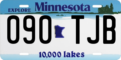 MN license plate 090TJB