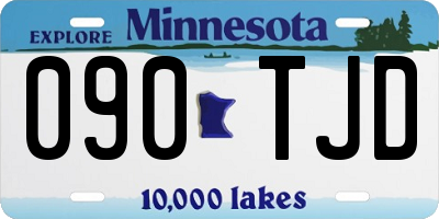 MN license plate 090TJD