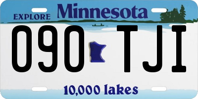 MN license plate 090TJI