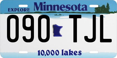 MN license plate 090TJL