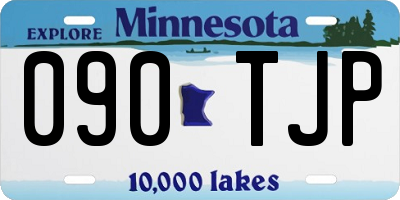 MN license plate 090TJP