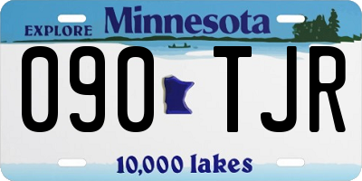 MN license plate 090TJR