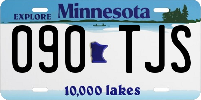 MN license plate 090TJS