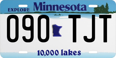 MN license plate 090TJT