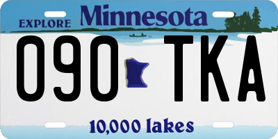 MN license plate 090TKA