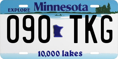 MN license plate 090TKG