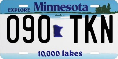 MN license plate 090TKN