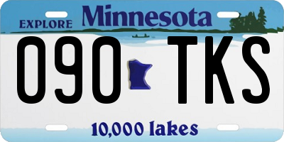 MN license plate 090TKS