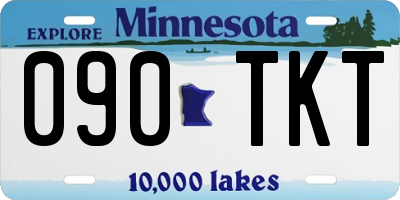 MN license plate 090TKT
