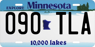 MN license plate 090TLA