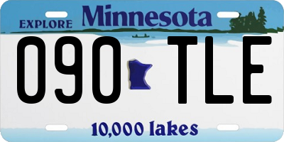 MN license plate 090TLE