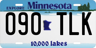 MN license plate 090TLK