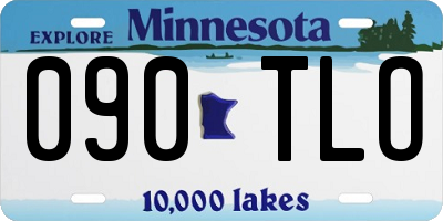MN license plate 090TLO