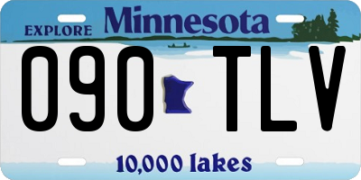 MN license plate 090TLV