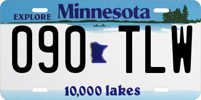 MN license plate 090TLW