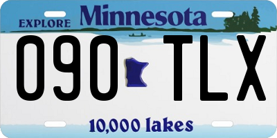 MN license plate 090TLX