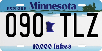 MN license plate 090TLZ