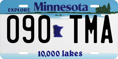 MN license plate 090TMA