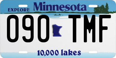 MN license plate 090TMF