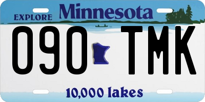 MN license plate 090TMK