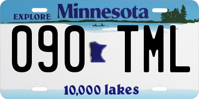 MN license plate 090TML