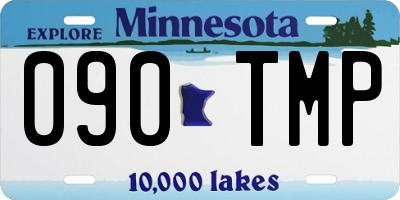 MN license plate 090TMP