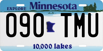 MN license plate 090TMU