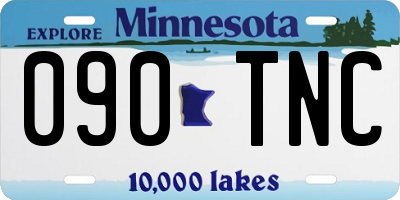 MN license plate 090TNC