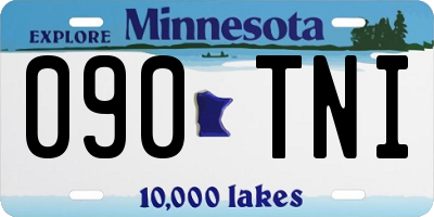 MN license plate 090TNI