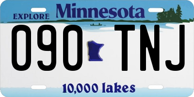 MN license plate 090TNJ