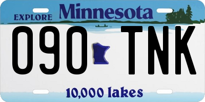 MN license plate 090TNK
