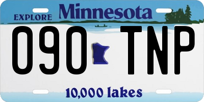 MN license plate 090TNP