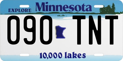 MN license plate 090TNT