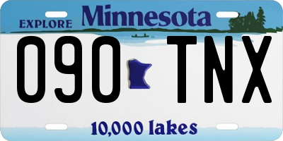 MN license plate 090TNX