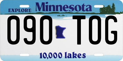 MN license plate 090TOG