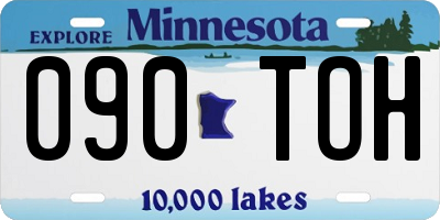 MN license plate 090TOH