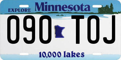 MN license plate 090TOJ