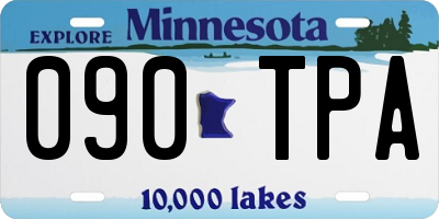 MN license plate 090TPA