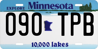 MN license plate 090TPB