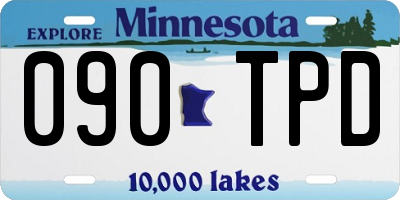 MN license plate 090TPD