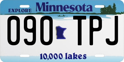 MN license plate 090TPJ