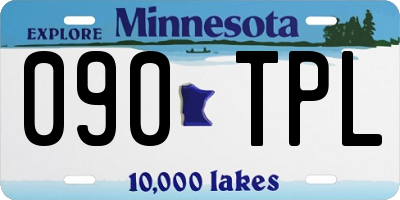 MN license plate 090TPL