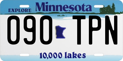 MN license plate 090TPN
