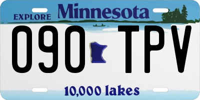 MN license plate 090TPV