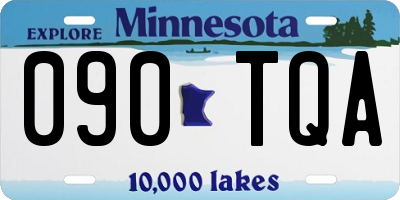 MN license plate 090TQA