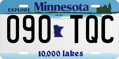 MN license plate 090TQC