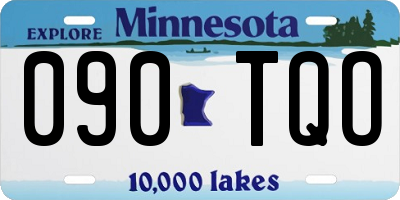 MN license plate 090TQO