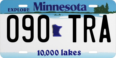 MN license plate 090TRA