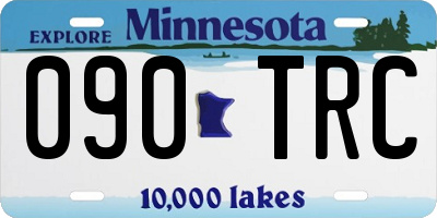 MN license plate 090TRC