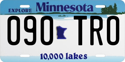 MN license plate 090TRO